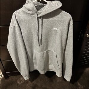 Nike Men's Heather Gray Hoodie